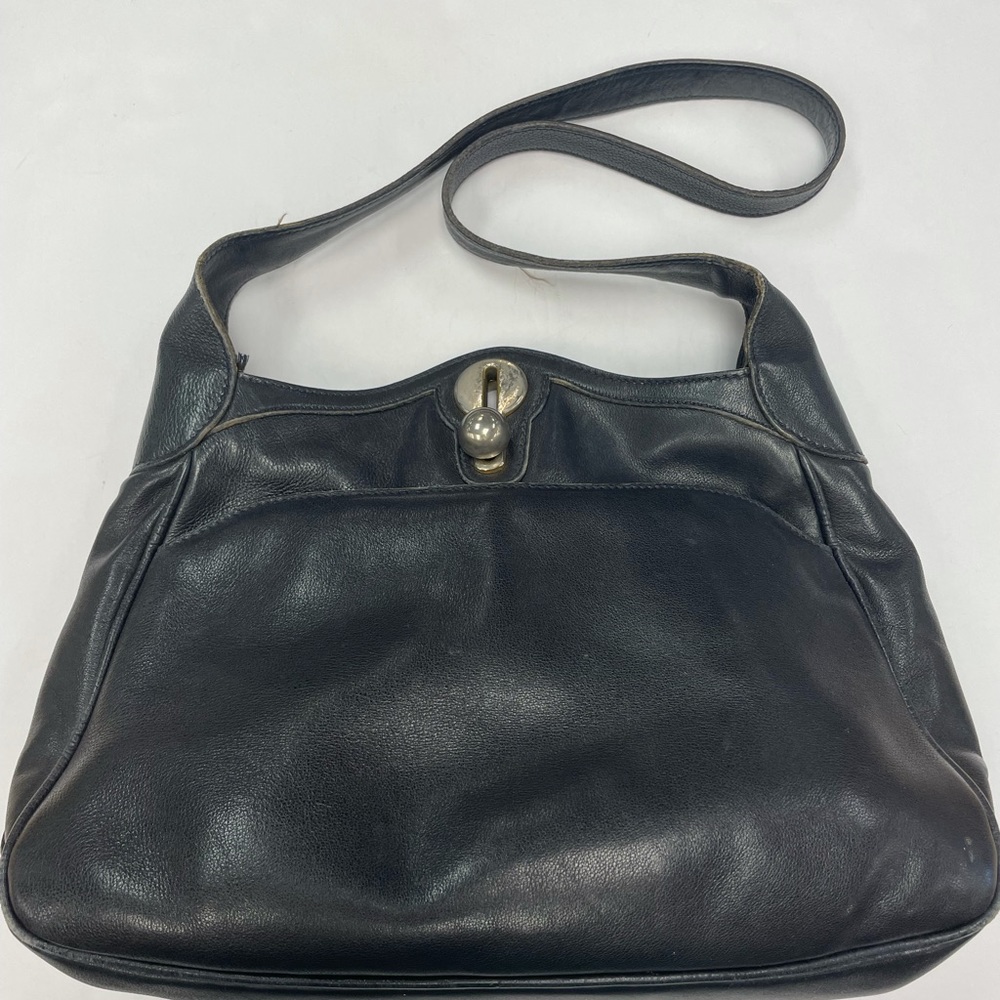 Gucci Leather Vintage Navy Jackie O collector